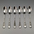 Around 1900 British Antique Silver Plated Teaspoon Set of 6 Daniel & Arter